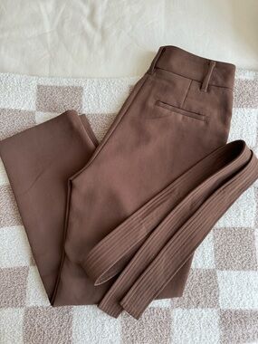 Wilfred Brown Tie-front Pants